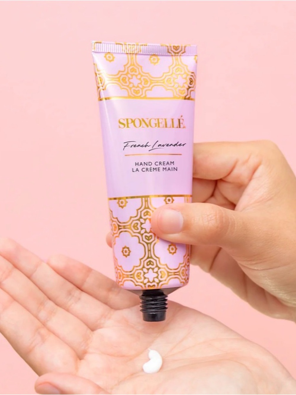 NIB, Sealed Spongellé French Lavender Hand Cream 2oz / 57g - Picture 2 of 4